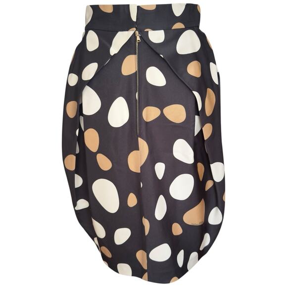 Gianfranco Ferre Cotton Silk Blend Polka Dot Mini Skirt Size 42 US 4 - Picture 11 of 13